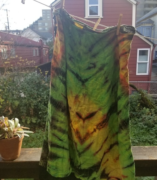 Dresses & Skirts - Tie dye reversiblewrap skirt One size. Dresses & Skirts - Tie dye reversiblewrap skirt One size.
